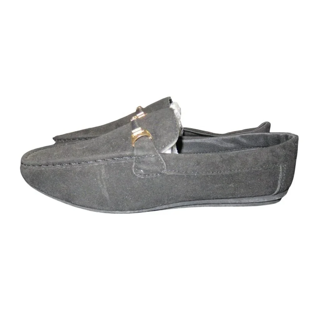 Nubuck Suede Leather Driving Loafers Slip On Moccasins anti-slip antifatigue